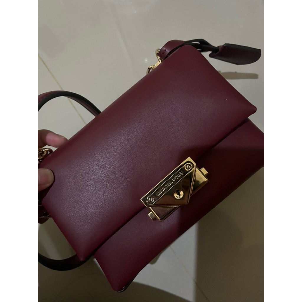 Michael Kors Cece Small Dark Cherry