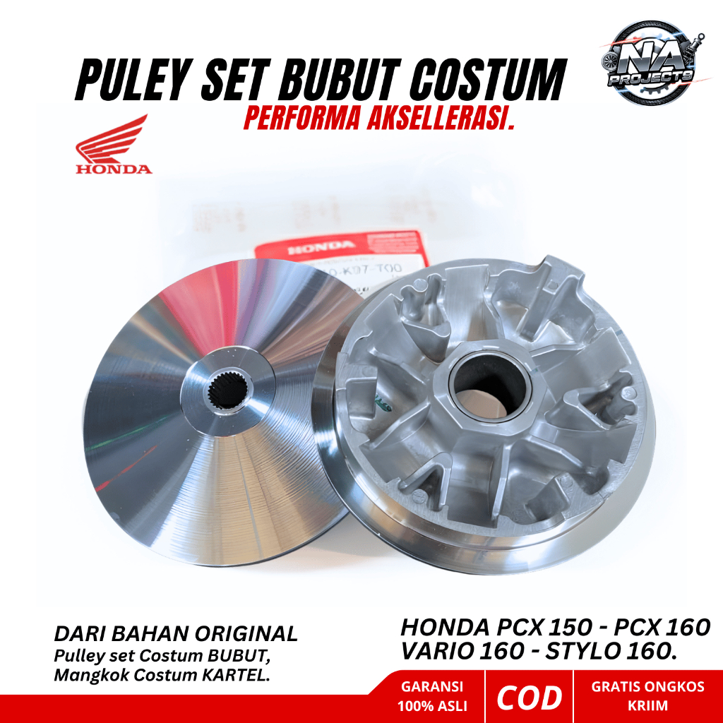 PULLEY CUSTOM PCX 160 PCX150 VARIO 160 ADV 150 K97 BIG PULLEY PNP VARIO 150 VARIO 125 ORIGINAL