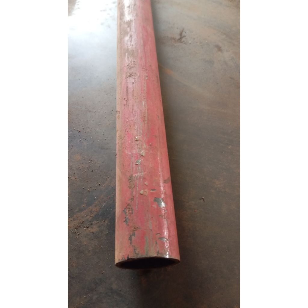 Besi pipa 1/4 inch tebel 3 mm Od 42mm id 35 mm ukuran 70 cm