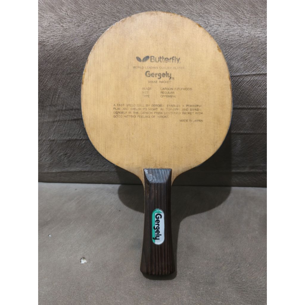 kayu pingpong BUTTERFLY GERGELY OLD TAG TANPA NOMOR SERI