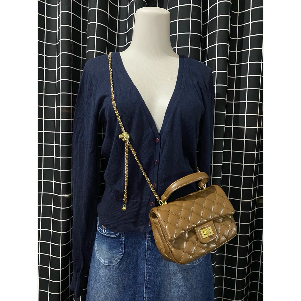 Cardigan Biru Navy