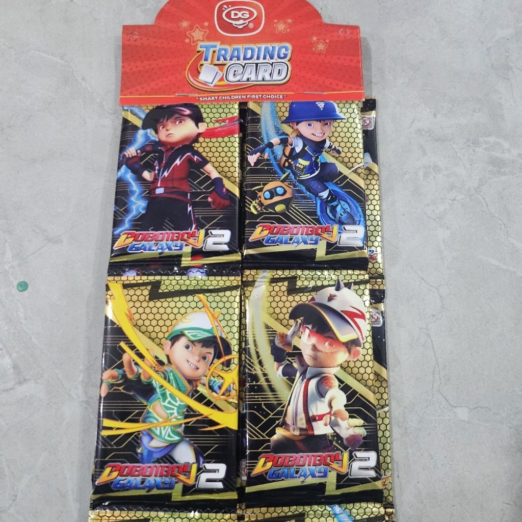kartu foil trading card boboiboy / mainan kartu / mainan anak murah