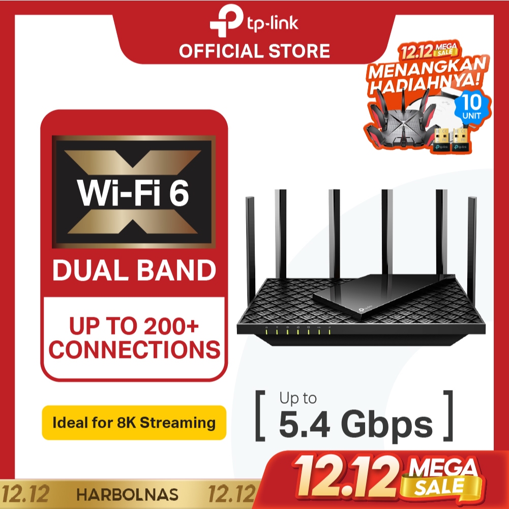 TP-Link Archer AX73 | AX5400 WiFi 6 Router | Dual Band | Gigabit | Mesh | Wireless | USB Sharing