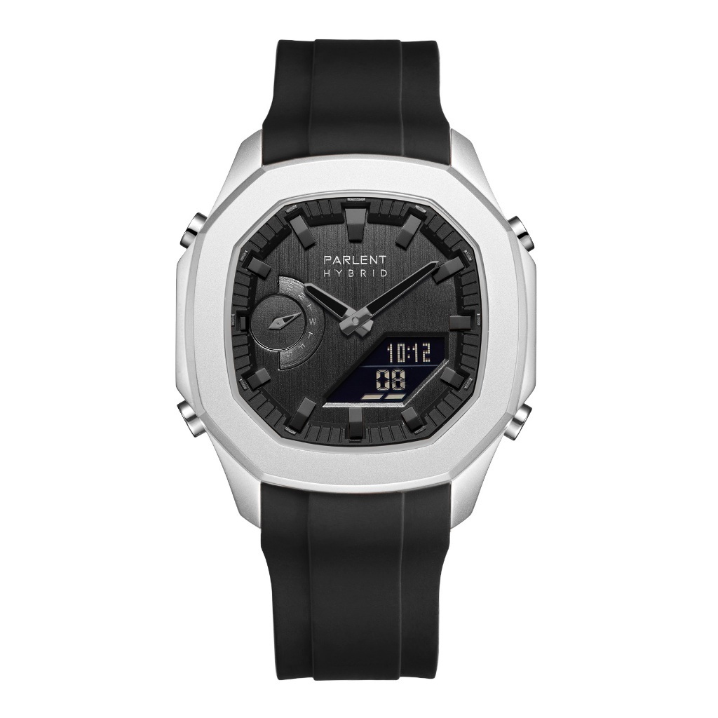 [Promo]Jam Tangan Pria Parlent Gallant Hybrid Rubber