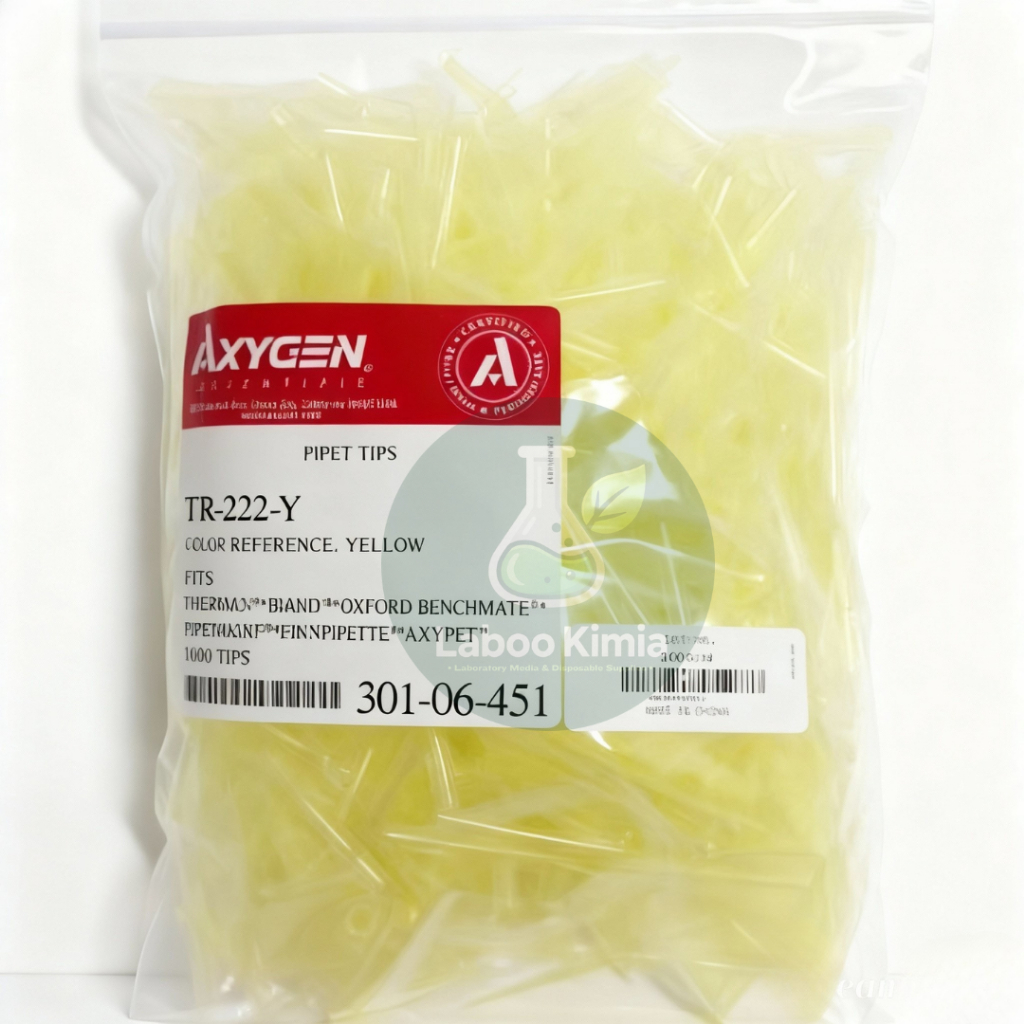 Axygen Universal Pipette Tips 200 uL – Yellow, Compatible with Eppendorf Pipettors, Non-Sterile, Aut