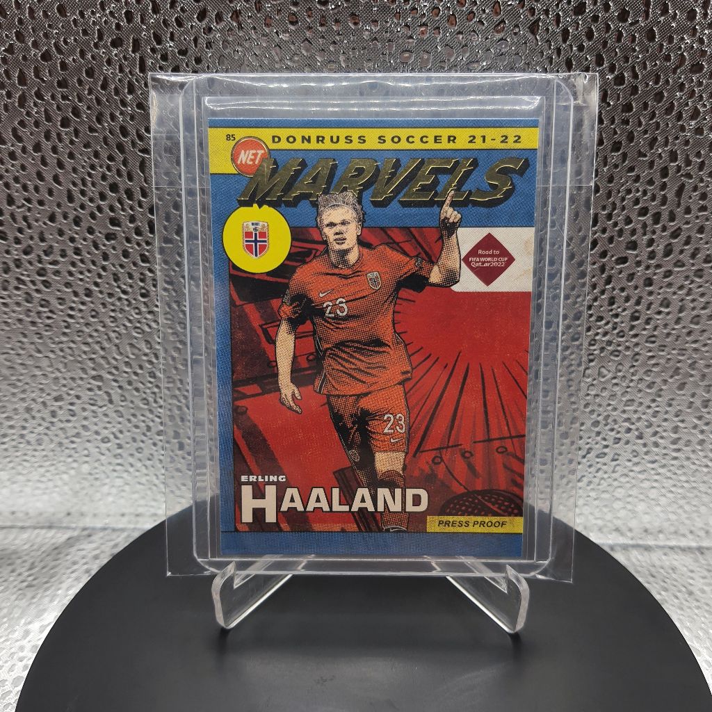 Kartu Bola - 21-22 Panini Donruss Soccer Marvels #5 Erling Haaland