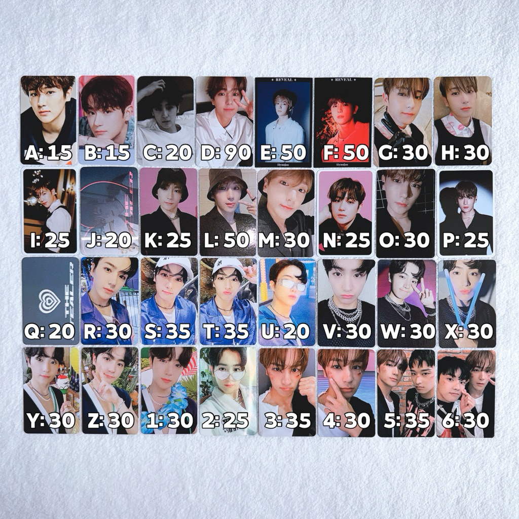 The Boyz Hyunjae Photocard PC Album Reveal, Chase, Dreamlike, Thrilling, Maverick