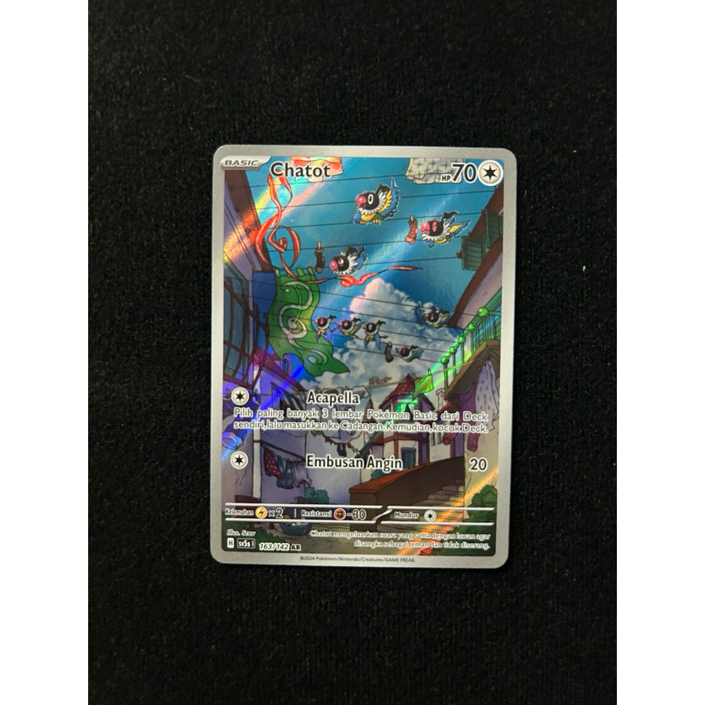 CHATOT AR sv5s 163/142 POKEMON CARD TCG INDONESIA KARTU POKEMON