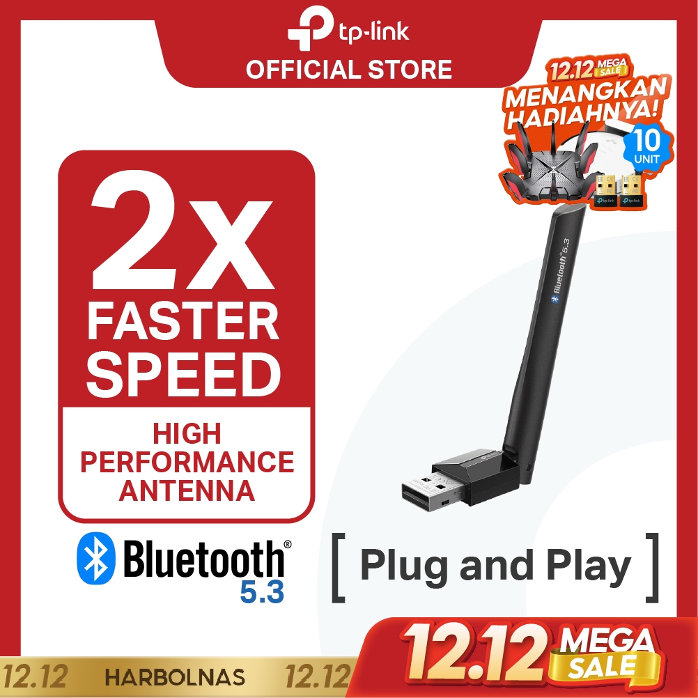 TP-Link UB500 Plus | Long Range Bluetooth Adapter | Bluetooth 5.3 Dongle | Laptop Desktop PC Mini