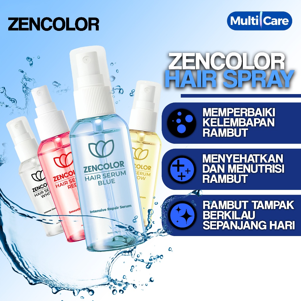 ZENCOLOR SERUM VITAMIN PELINDUNG RAMBUT 60ML