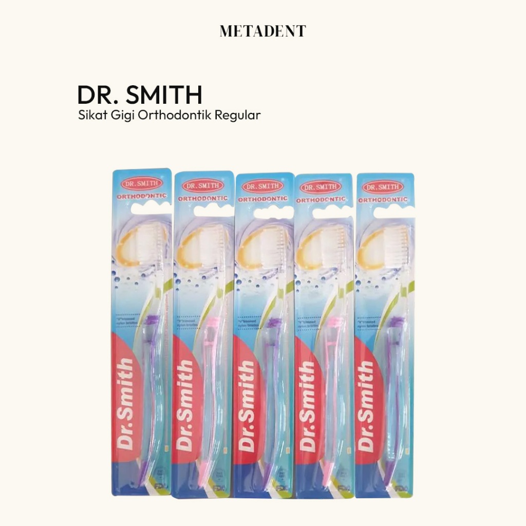 Metadent - Sikat Gigi Ortho Dr Smith / Behel Dr Smith (Sikat Biasa)