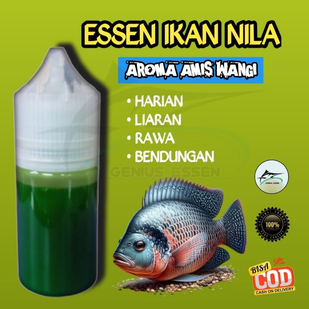 Essen Ikan Nila Walangsangit Wangi Amis [ Essen Lumut ] Essen Ikan Nila Liaran Essen Ikan Nila Kolam