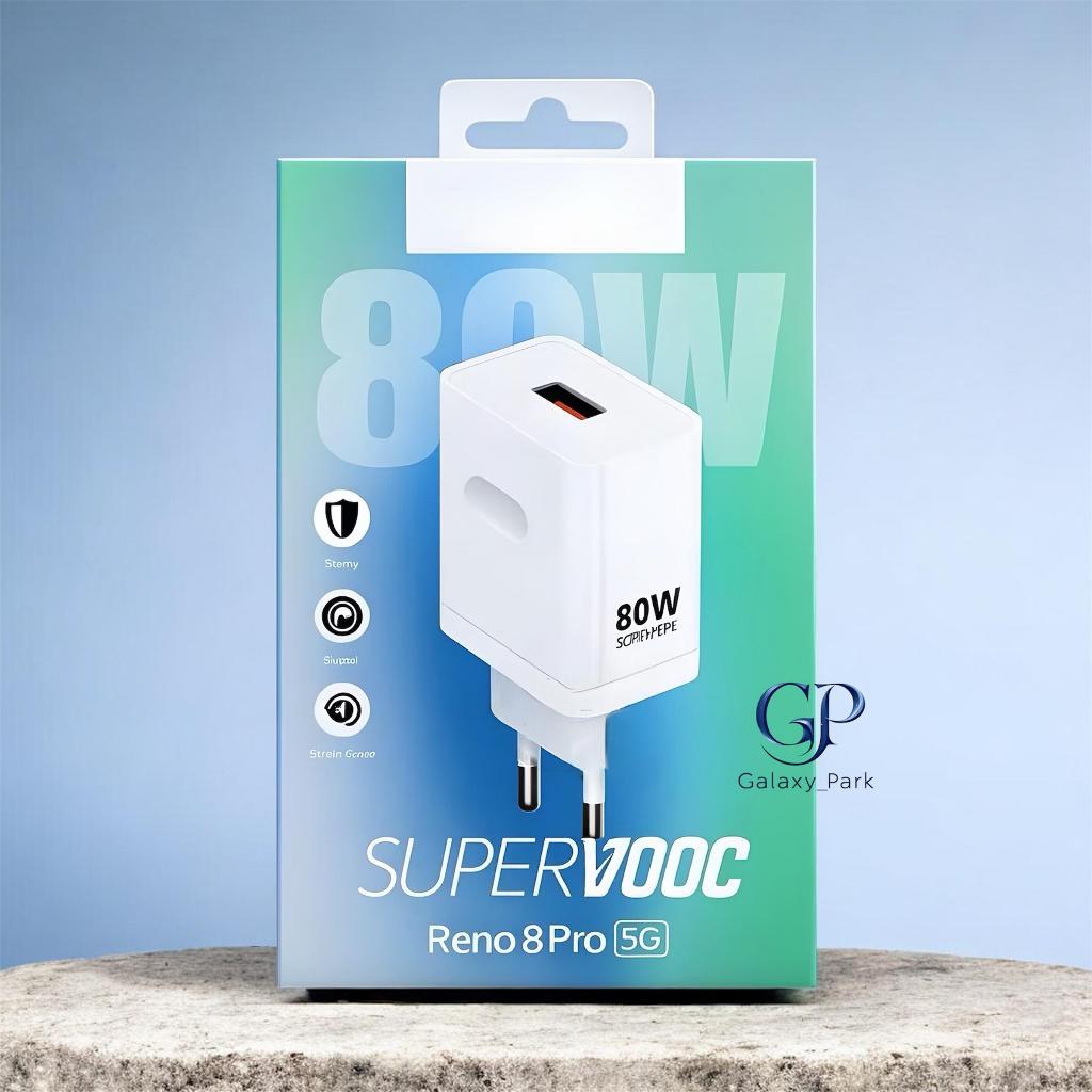 GLX - Batok Charger Adaptor Oppo Reno 8Pro 5G 80w Fast Charging | Kepala Charger Oppo 80w | Adaptor 