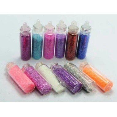 MAINAN ANAK GLITER BUBUK BOTOL ISI 3PCS&6PCS/MAINAN ANAK GLITER WARNA WARNI TERMURAH