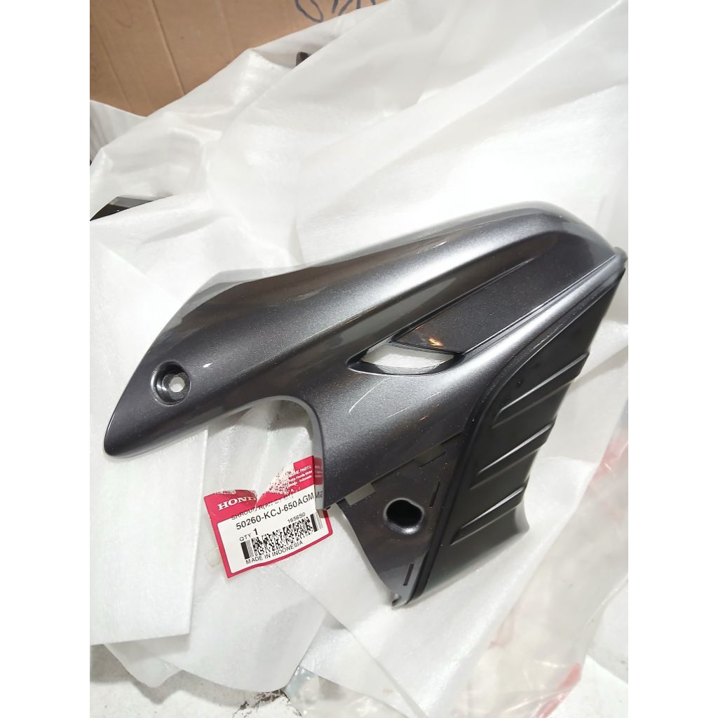 SHROUD SAYAP TANGKI TIGER REVO PECE ABU METALIK ORIGINAL AHM
