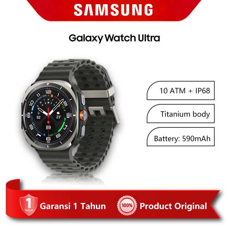 Smartwatch Samsung Galaxy Watch Ultra 47mm Jam Tangan Smartwatch Bluetooth Fitness Blood Pressure Ja