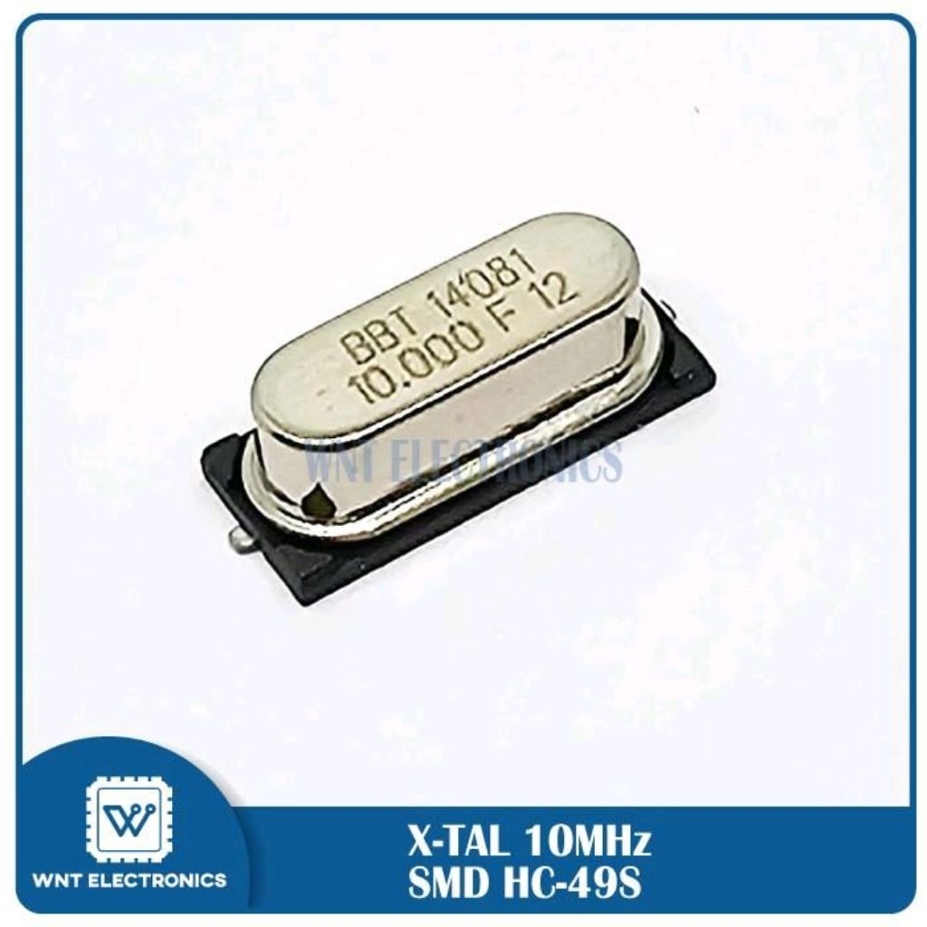 Crystal Kristal 10Mhz Xtal 10 MHz 10.000 SMD Crystal SMD HC49S