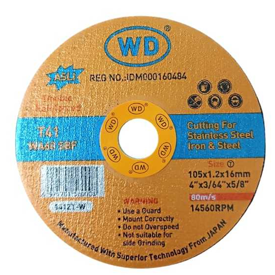 Mata Gerinda Potong Besi/Stainless/Plat 4" WD Tipis