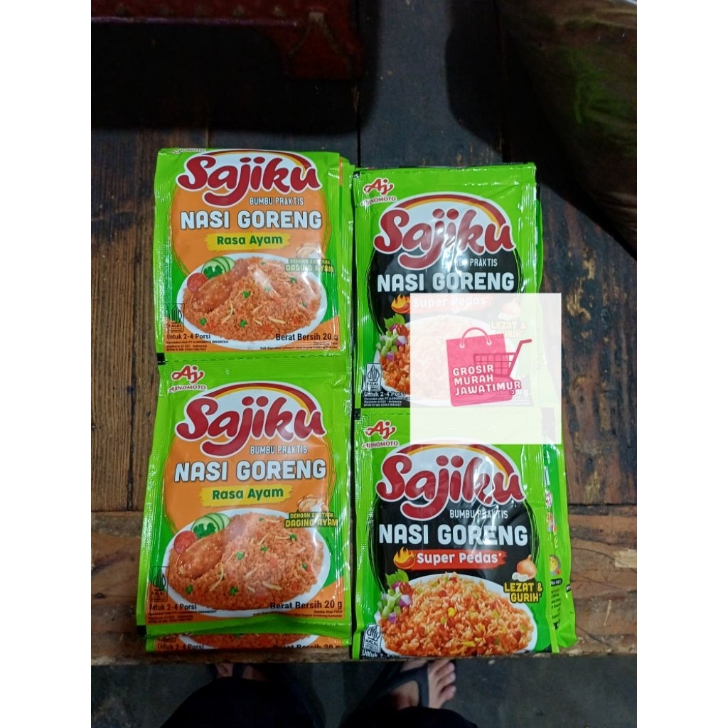 Sajiku Nasi Goreng Ayam+Pedas Bundling dapet 2 renteng