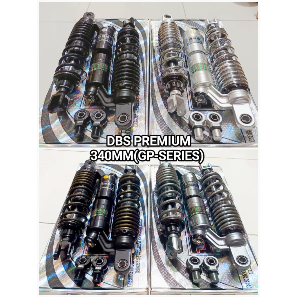 SHOCK TABUNG BELAKANG 340 DBS PREMIUM / SHOCK TABUNG DBS MATIC BEBEK SUPRA NMAX.