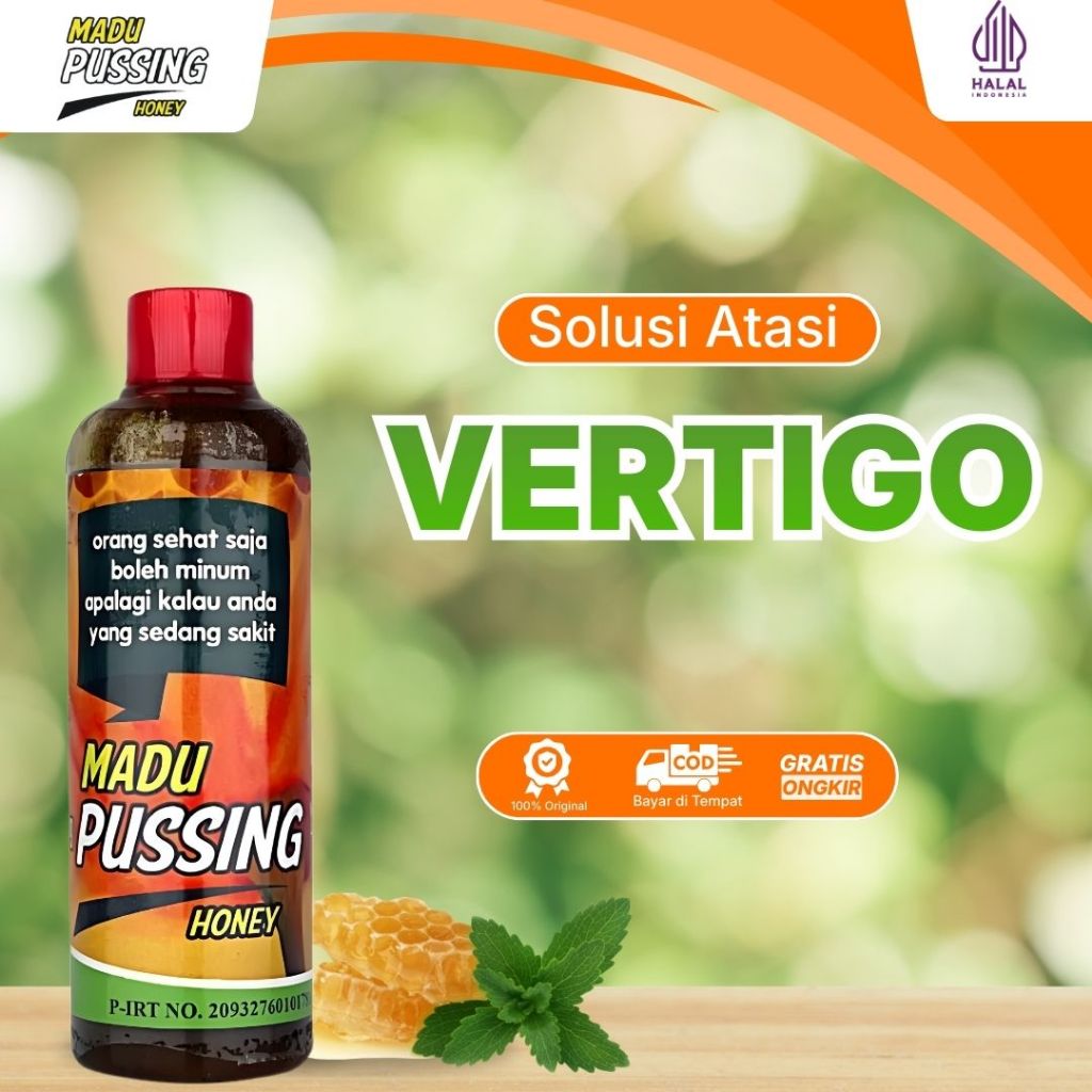 Madu Pusing Herbal 300grm Untuk vertigo