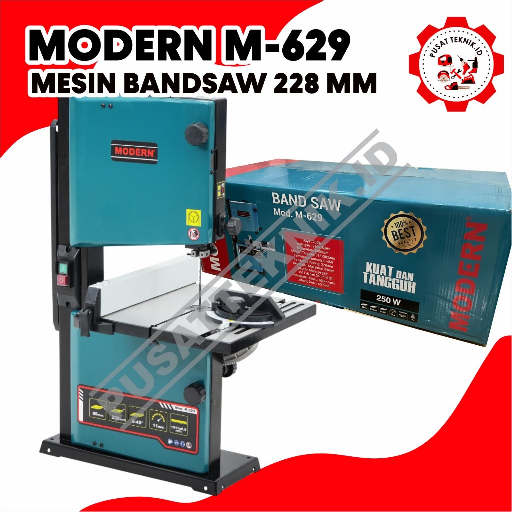 BAND SAW MODERN 8 INCH M621 / M 629 MESIN POTONG KAYU M629 / M 621