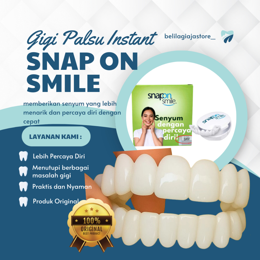 Best Seller Snap On Smile Veneers Gigi Perfect Smile Gigi Tiruan Gigi Palsu