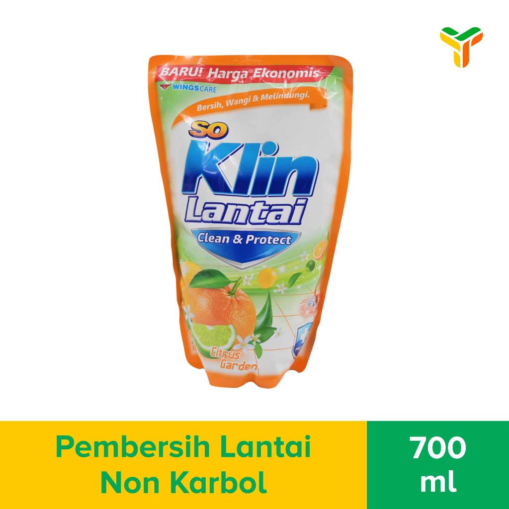 So Klin Pembersih Lantai Citrus Garden Pch 700 ML