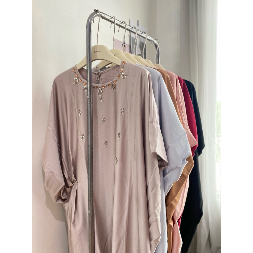 RIZKIA DRESS|KAFTAN WANITA|GAMIS WANITA