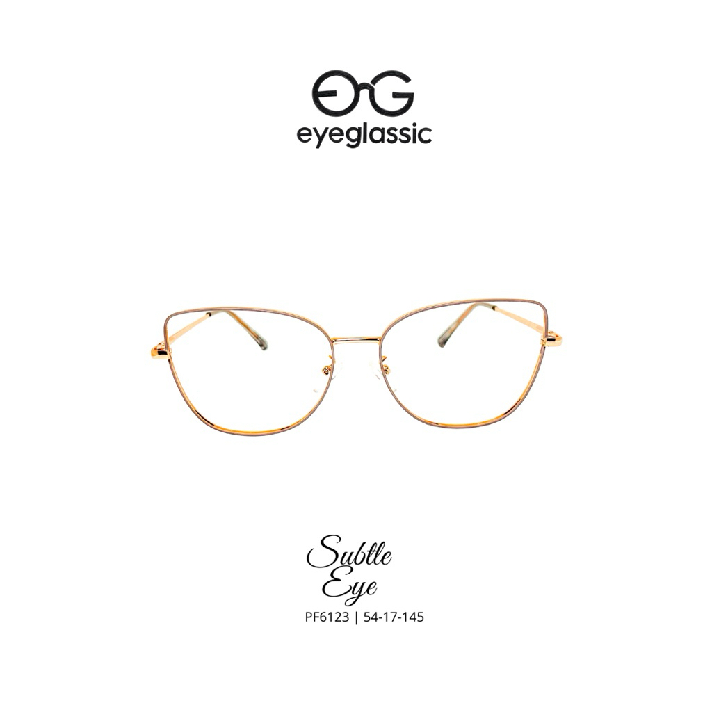 Eyeglassic Frame Kacamata Cat Eye Subtle Eye PF6123