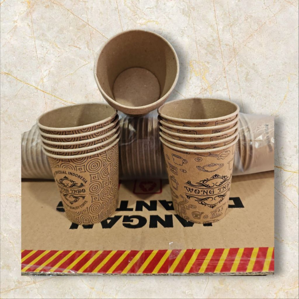PAPER CUP CRAFT 6,5OZ/HOT CUP 6,5 OZ PREMIUM