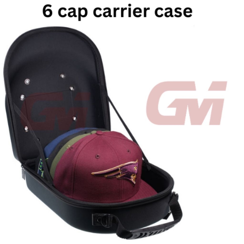 tas topi snapback isi 6 cap carrier travel case large new era