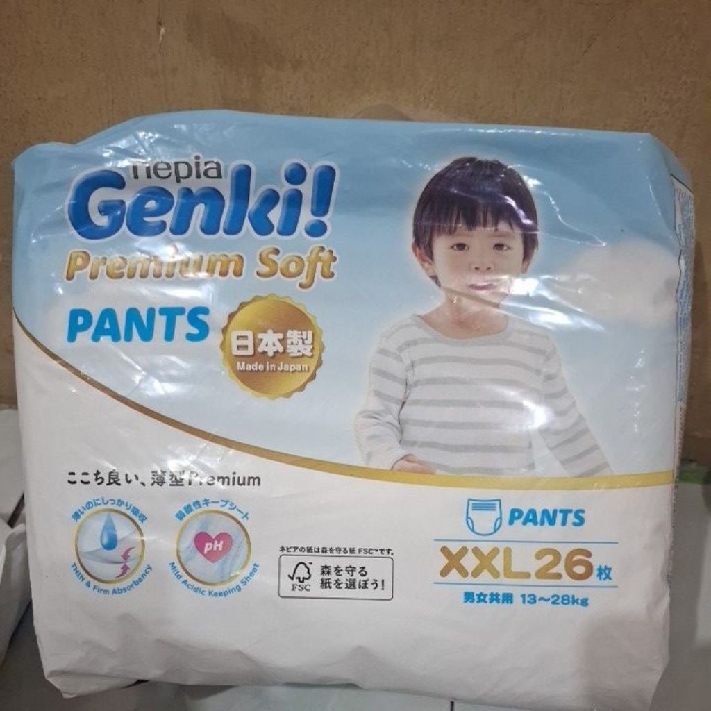 Pampers Genki  Premium Soft Pants XXL 26