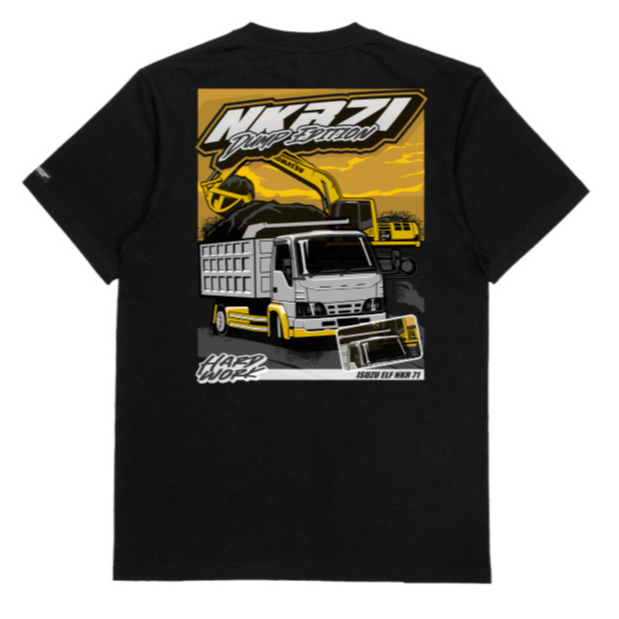 KAOS TRUK ISUZU ELF NKR71 DUMP | KAOS TRUK KATUN COMBED 24S BISA COD