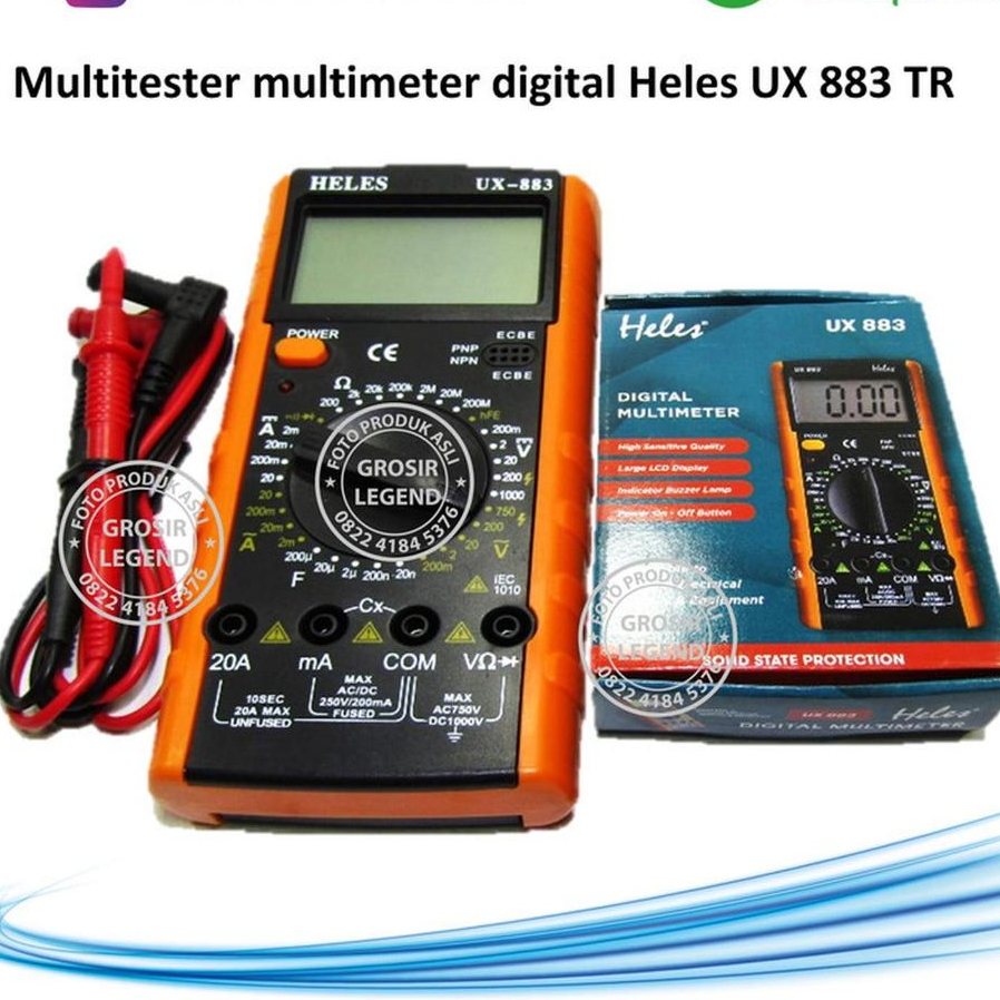 Multitester multimeter digital Heles UX 883 TR