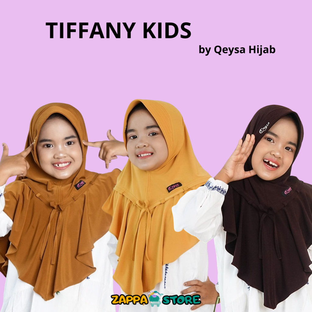 Bergo Anak - Tiffany Kids by Qeysa Hijab