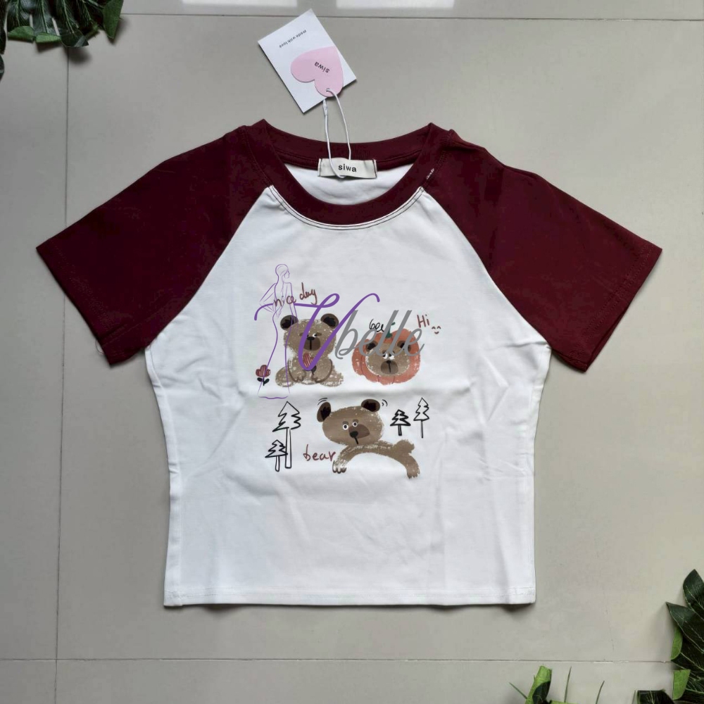 Siwa bear two tone tee BNWT