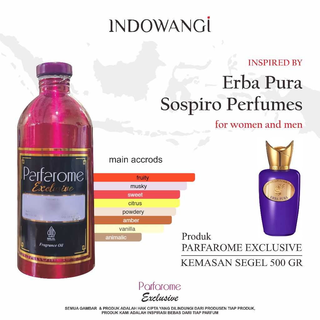 Bibit Parfum Erba Purba Parfarome Exclusive Segel 500gr