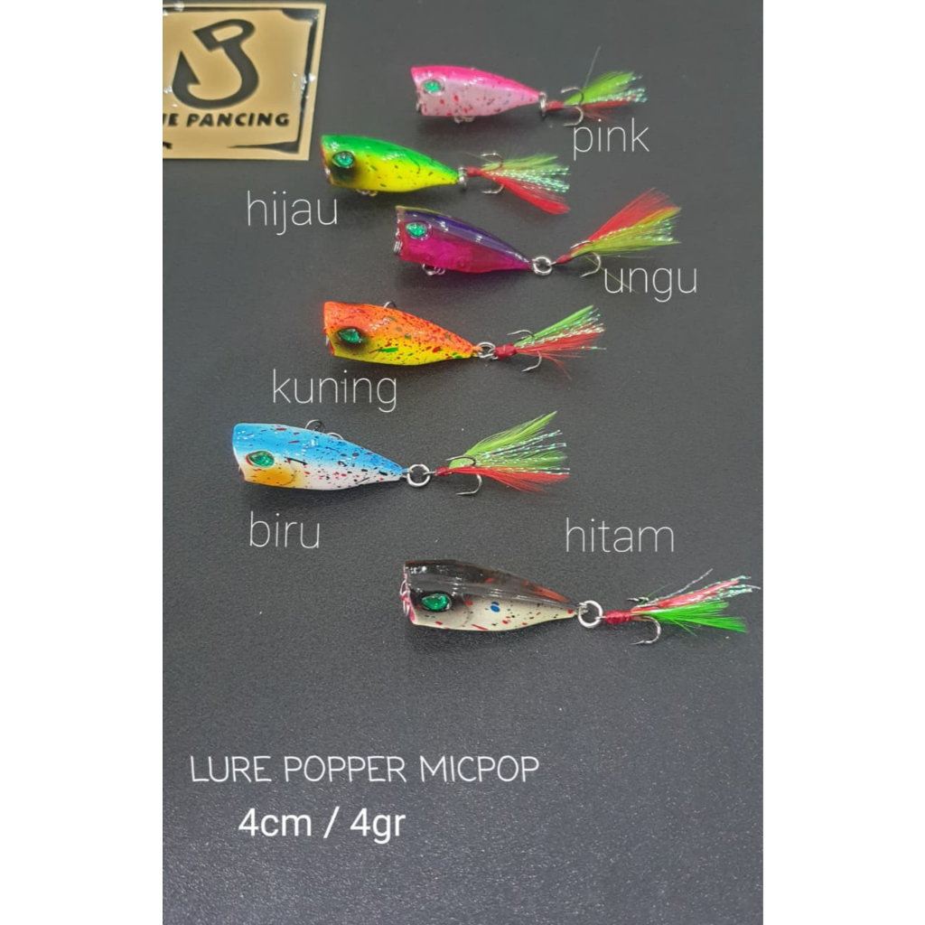 LURE POPPER MANTIS SHRIMP MICPOP 4GR 4CM - MINI POPPER