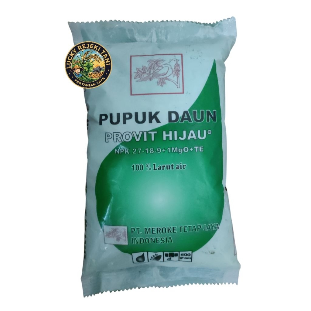 Pupuk Daun Meroke Provit hijau 500gram