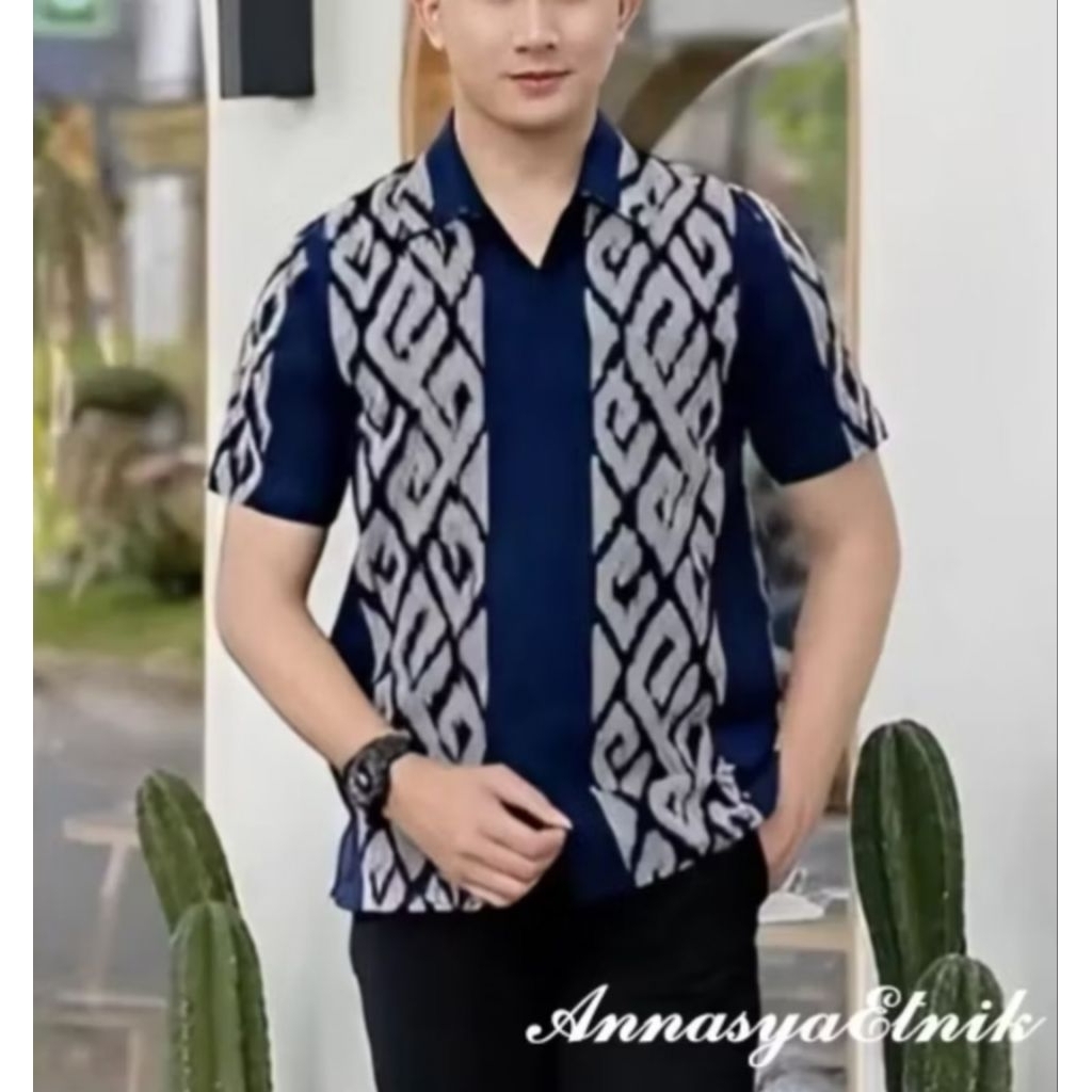 Kemeja Tenun Troso Pria Asli Jepara, Batik Tenun Troso Pria Lengan Panjang & Pendek