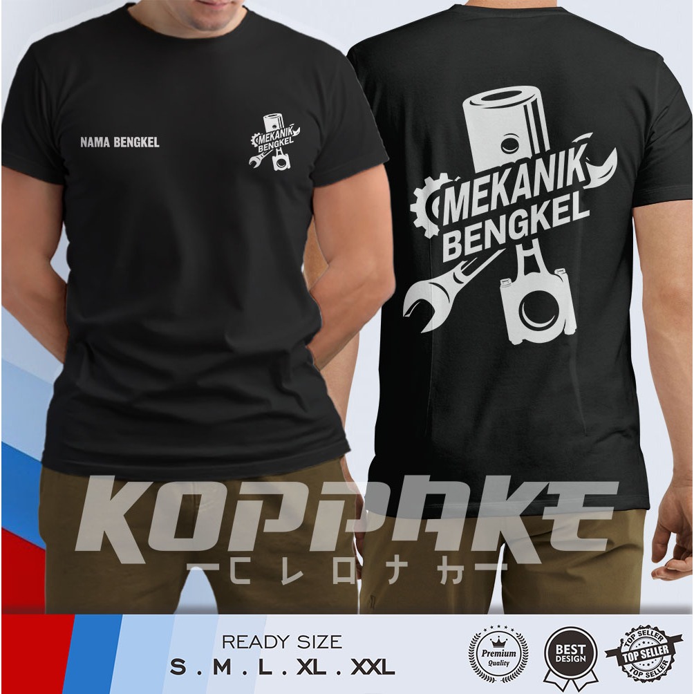Kaos Mekanik Bengkel Aku Seorang Mekanik Bengkel V2 Gratis Nama Bengkel Kalian Baju Distro