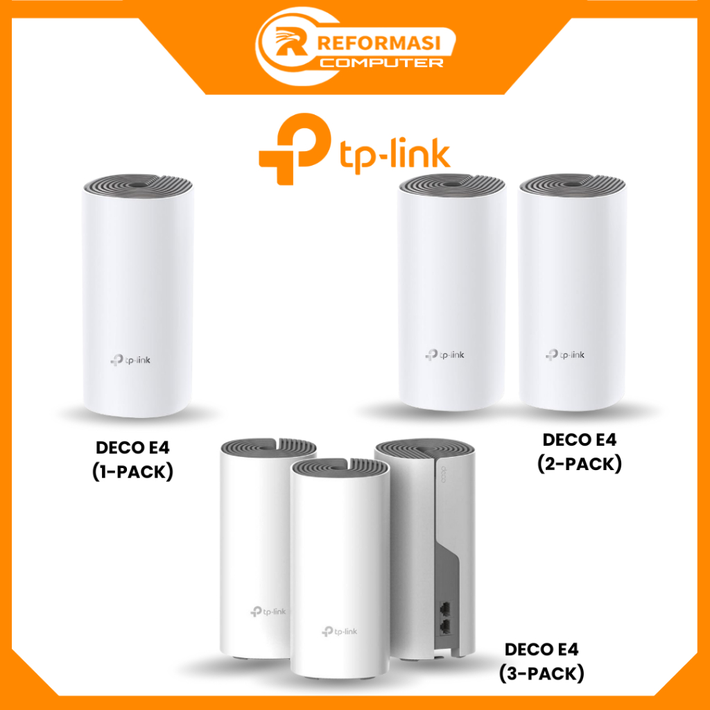 TP-LINK Deco E4 AC1200 Whole-Home Mesh Wi-Fi System