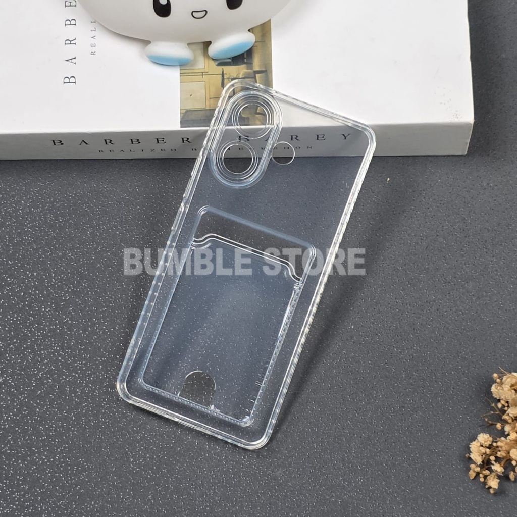 Bumble - Vivo V70 Vivo V70 FE Vivo V60 Vivo V60 Lite Softcase Clear Card Case Bening Slot Kartu Case