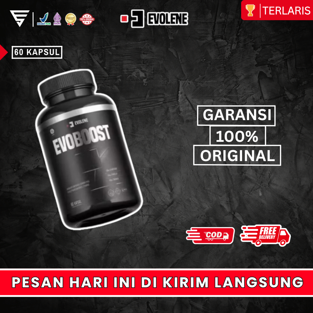 Evolene Evoboost Testo Booster Testoterone (60 kapsul)