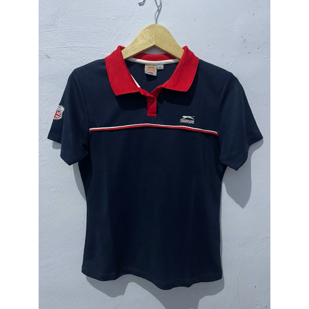 Kaos Kerah Cewek Slazenger Original Second