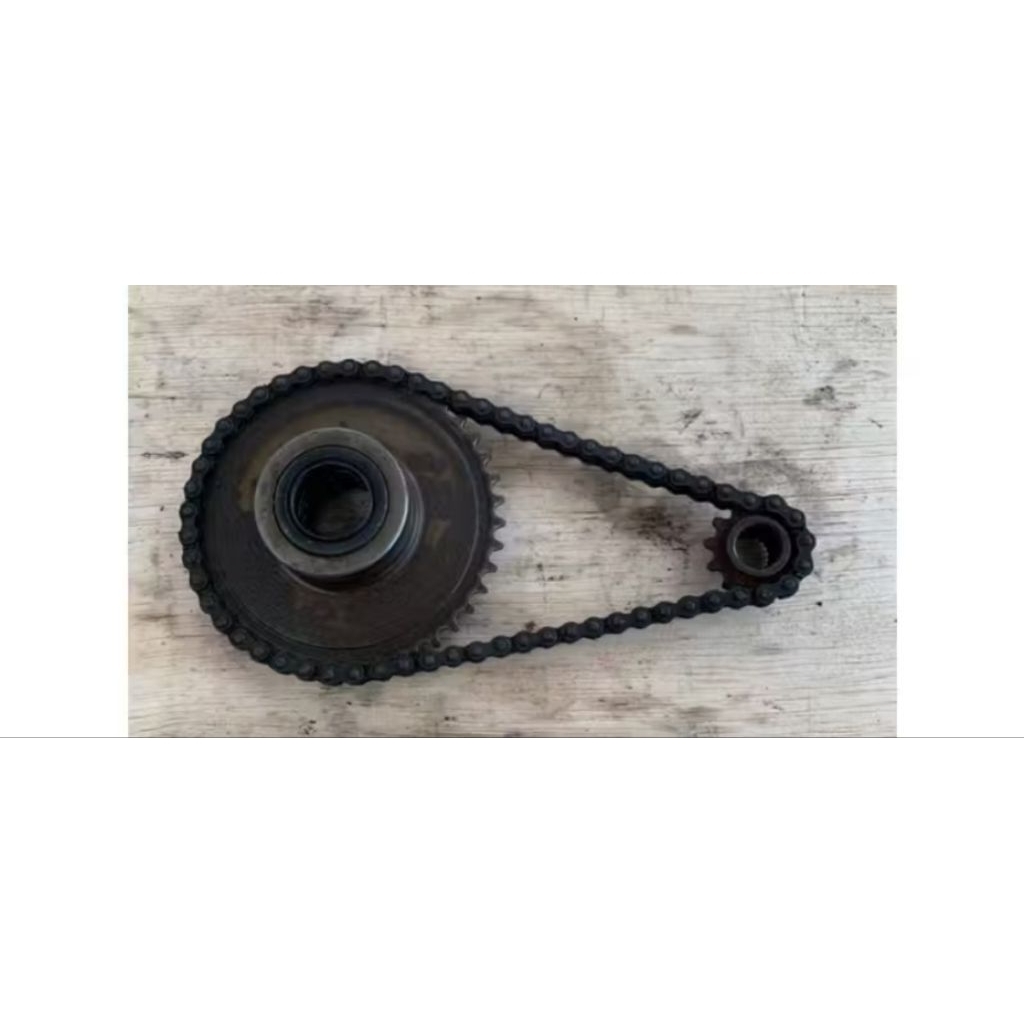 Gear Gigi dobel dinamo stater Penghantar Starter Grand / Supra X / Legenda / Revo lama / Fit New Ori