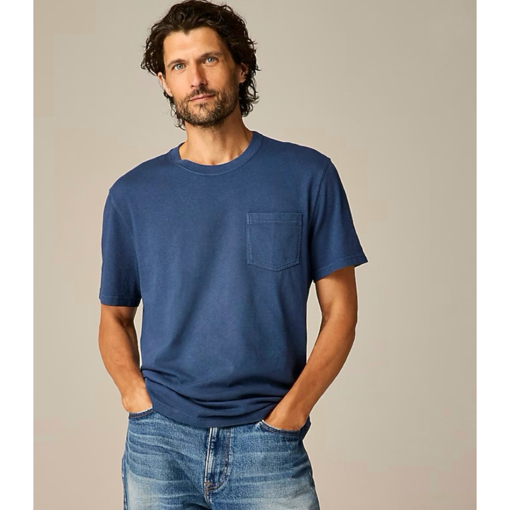 Foxstore Kaos Pocket Combed Pria Branded - J. Crew