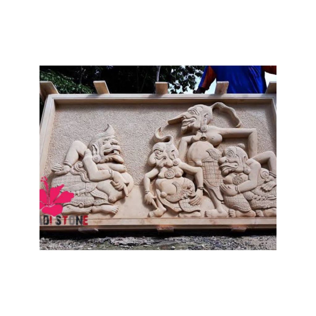 invoice wayang Punokawan 60x100 dan pengiriman hiasan dinding