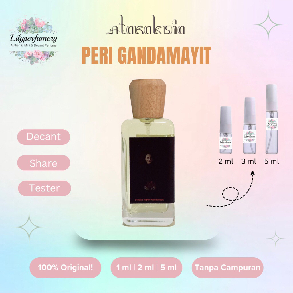 Decant / Share ATARAKSIA PERI GANDAMAYIT - new [Reformulasi] Extrait de Parfum 1 ml | 2 ml | 5ml (Au